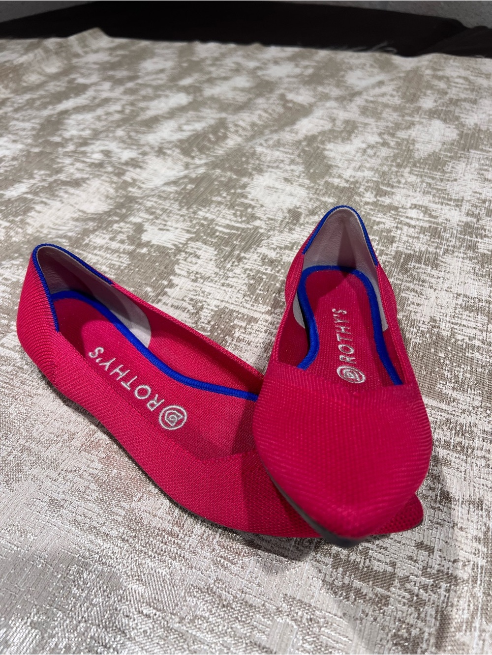 Rothy's  Knit Pointed Toe Slip-On Flats Lightweight Women's US 7